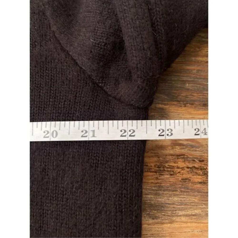 B5 Vintage Venesha‎ Black Angora Peacoat Medium